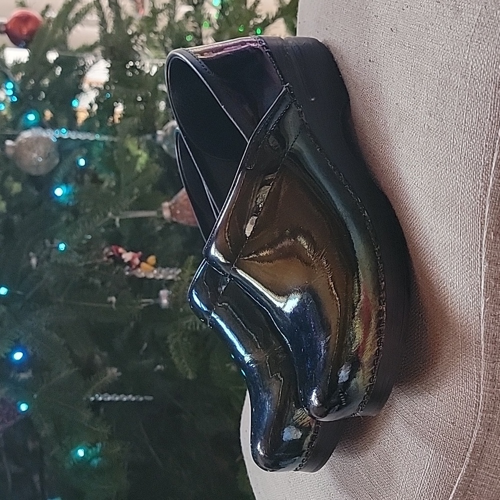 Dansko | Black Oil Slick Clogs